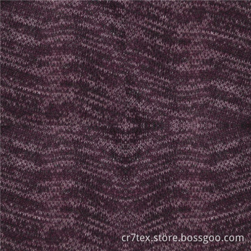 Breathable 4 Way Spandex Dyed Coarse-knitted Jersey Fabric